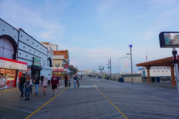 Atlantic City Boardwalk daytime