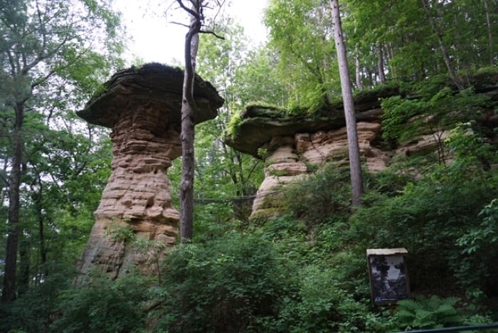 Stand Rock at Wisconsin Dells
