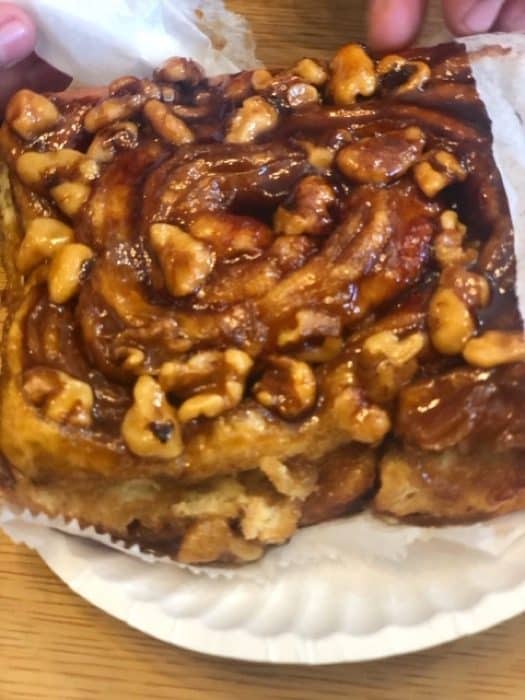 famous Lewes sticky buns at Notting Hill Bakery Lewes Delaware