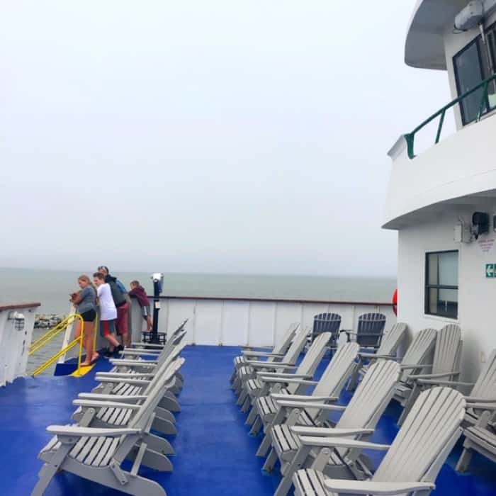seating Cape May Lewes Ferry