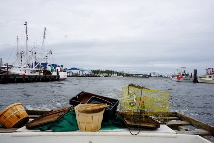 fishing boats OBX Crabbing