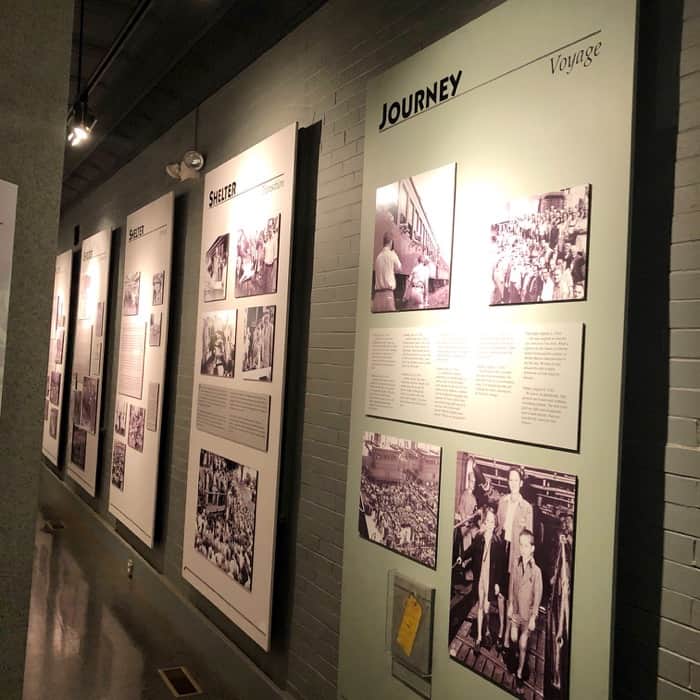 stories of refugees at Safe Haven Holocaust Refugee Shelter Museum