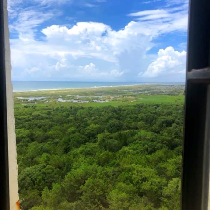 view from the Cape Hatteras Lighthouse