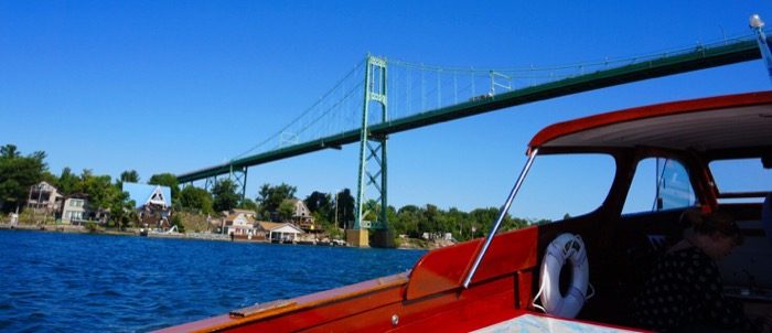 Antique boat ride with Classic Island Cruises 1000 Islands