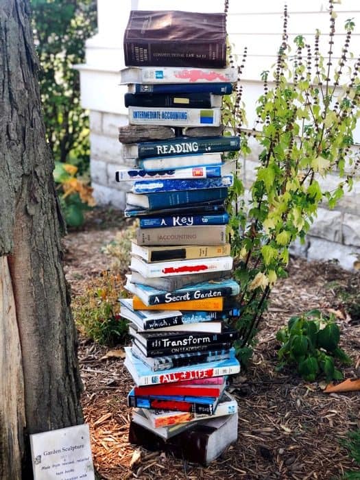 book stack Wellesley Island