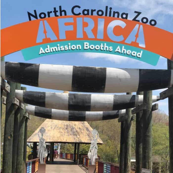 North Carolina Zoo Africa Entrance 