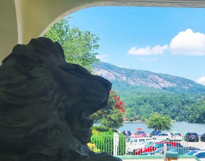 view from Lake Lure Inn and Spa