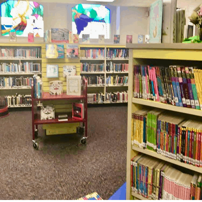 the childrens library at Willard Library in Evansville