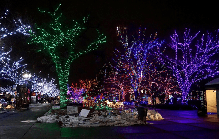 Christmas Village in Downtown Ogden in Utah