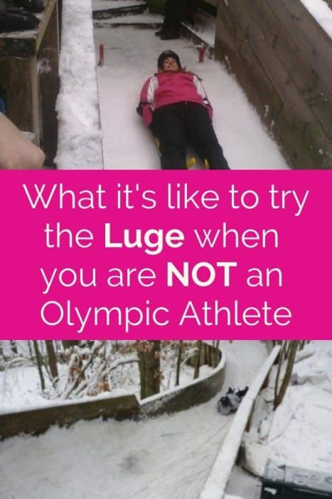 What it's like to try the Luge when you are not an Olympic Athlete 