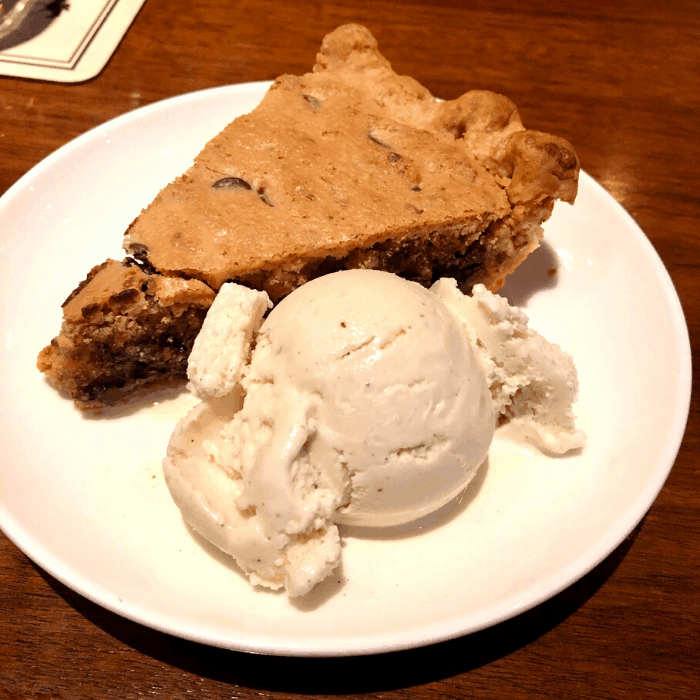 dessert at Coppin’s at Hotel Covington