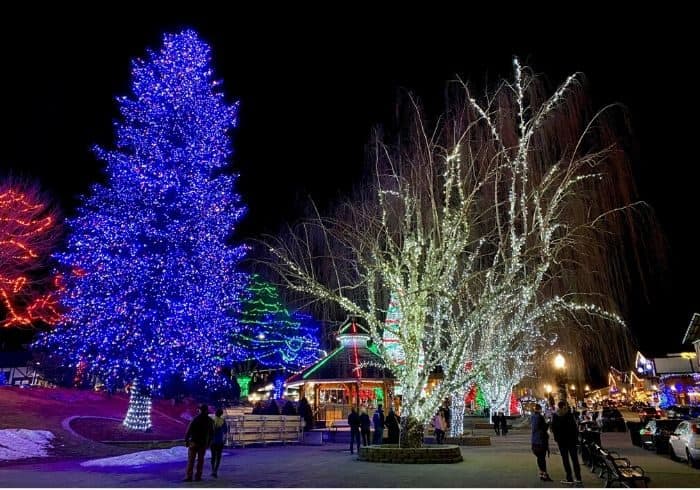 Christmas Lights  in Leavenworth WA