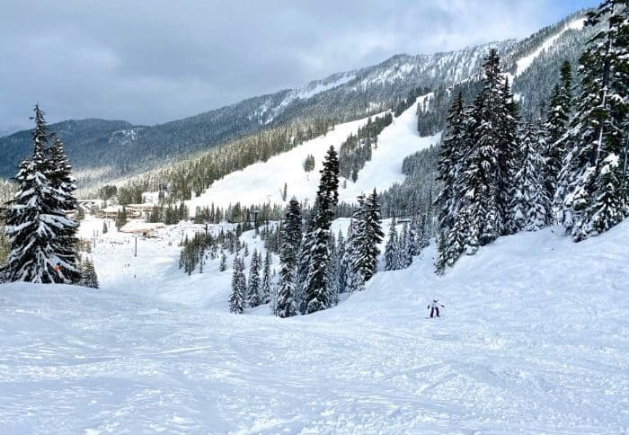 Steven Pass ski resort in Washington State 