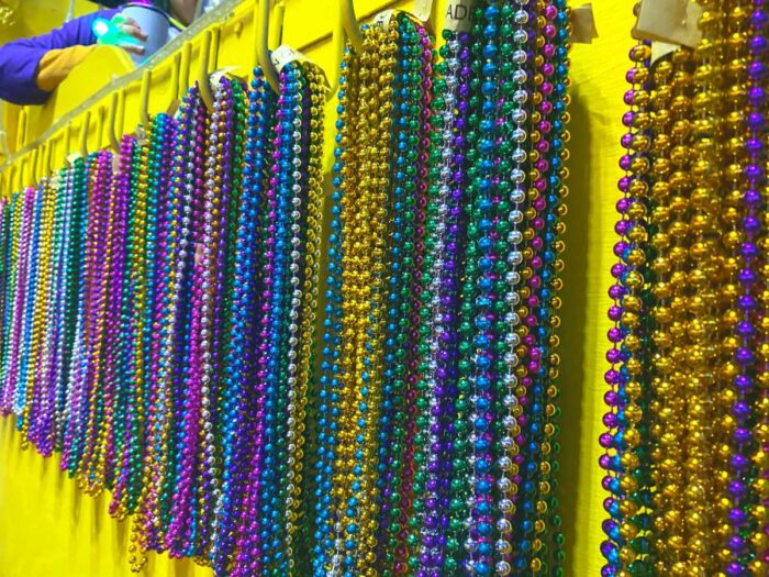 beads for Beaumont's Mardi Gras of Southeast Texas 
