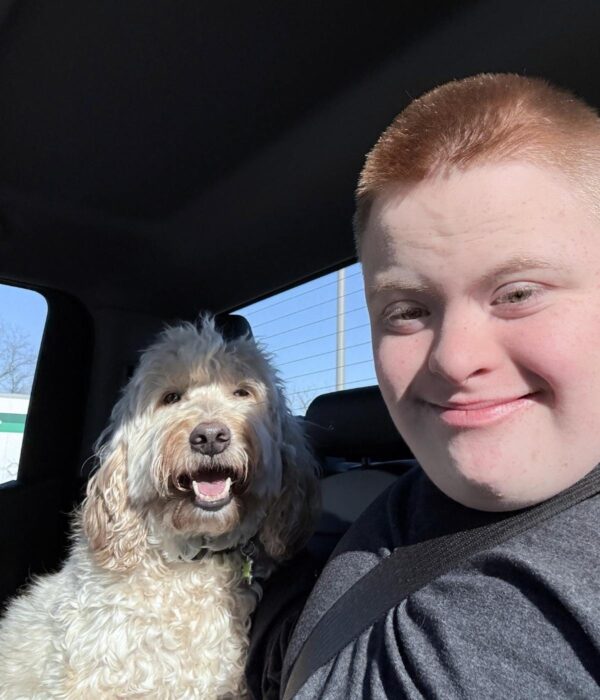 dog a teen with Down Syndrome