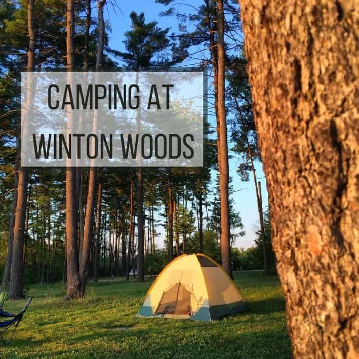 Camping at Winton Woods