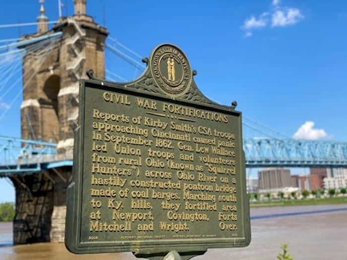 Historical Marker in Covington Kentucky