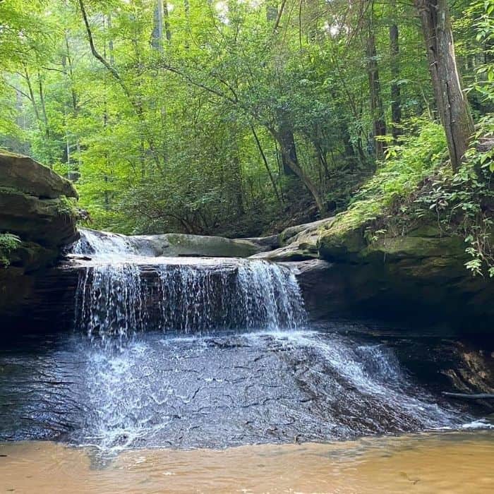 A Beautiful Waterfall at Red River Gorge