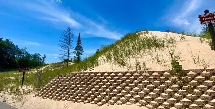 sand dune at Petoskey State Park