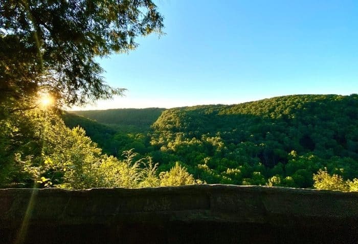 The Gorge Overlook at Mohican State Park
