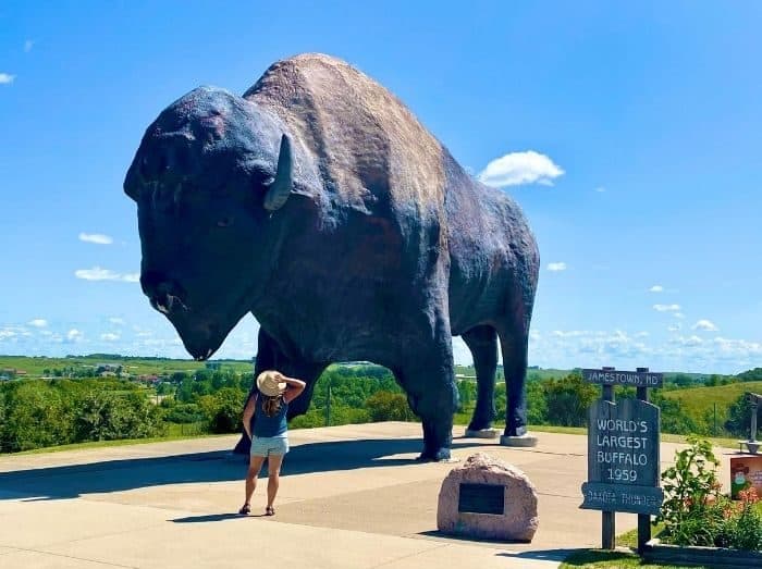 World's Largest Buffalo in Jamestown North Dakota