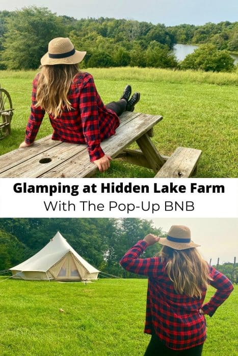 Glamping at Hidden Lake Farm With The Pop-Up BNB