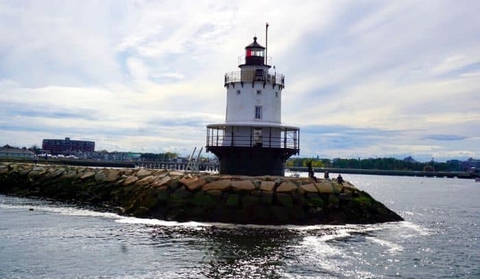 Spring Point Ledge Lighthouse in Maine