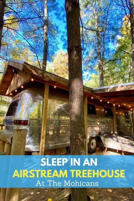 Sleep in an Airstream Treehouse at The Mohicans