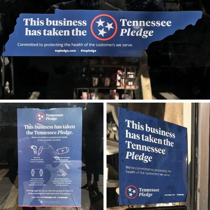 The Tennessee Pledge Sticker