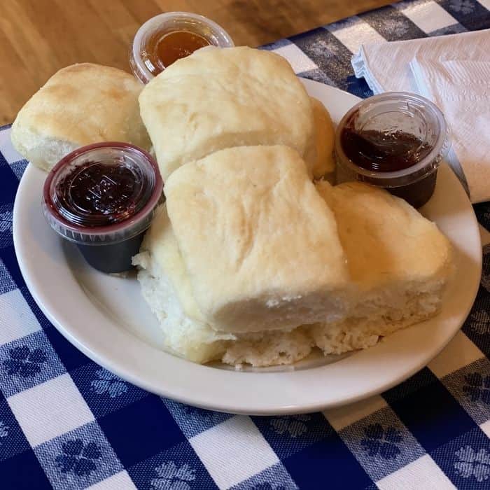 biscuits at the Loveless Cafe in Nashville TN