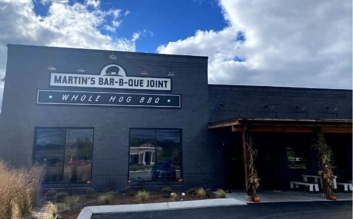 Martin's Bar-b-que joint in Tennessee