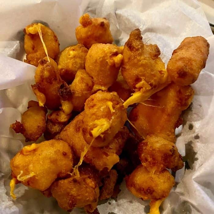 cheese curds at Sister Bay Bowl and Supper Club