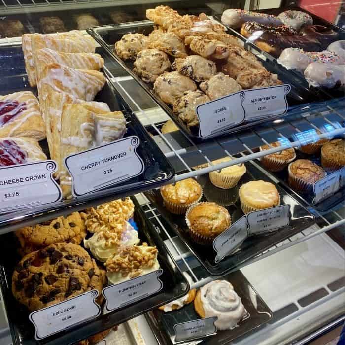 pastries at Door County Coffee