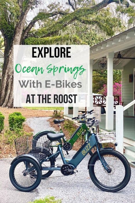 Explore Ocean Springs With E-Bikes at The Roost