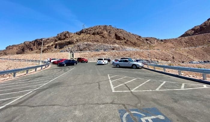 free parking near Hoover Dam in Arizona