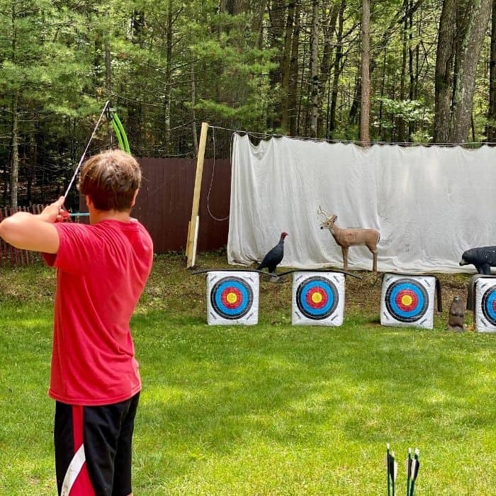 archery range at Muskegon Luge