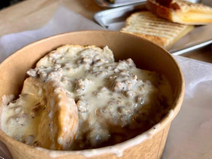 biscuits and gravy at Cafe 28