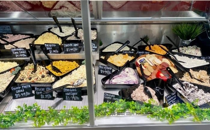 deli case at Maplecrest Meats and More