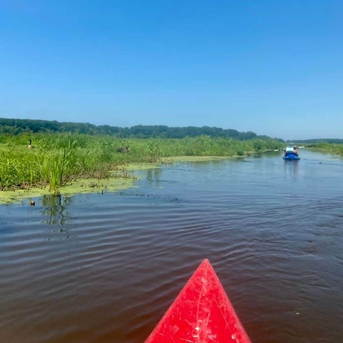 kayaks in Mentor Lagoons