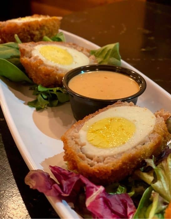 Scotch eggs at The Boiler Room Fargo ND