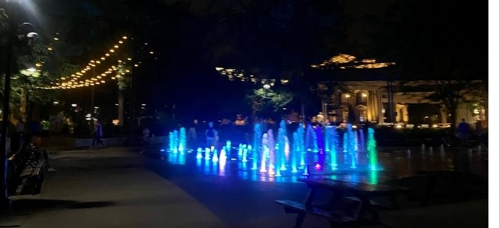 Washington Park at Night