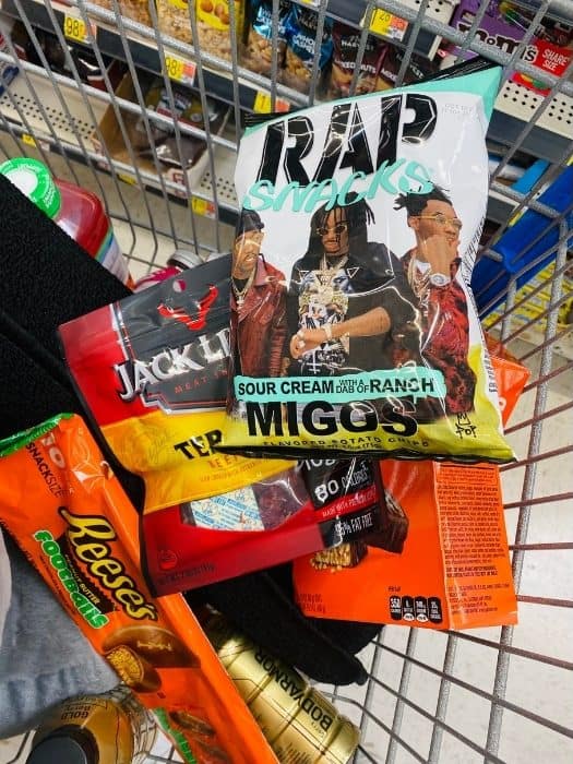 snacks at the store