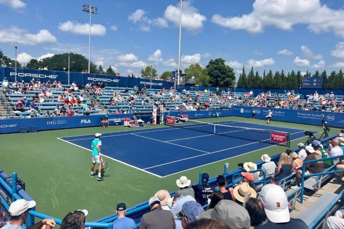 tennis players at Western and Southern Open