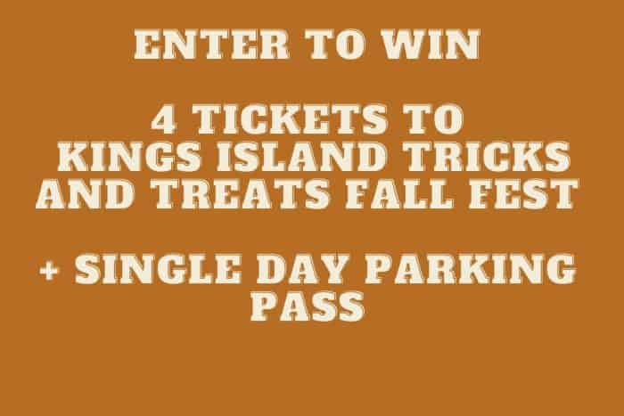 Enter to Win 4 Tickets to Kings Island Tricks and Treats Fall Fest + Single Day Parking Pass