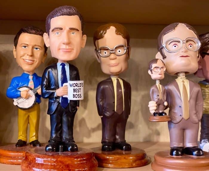 bobbleheads from the Office at National Bobblehead Hall of Fame and Museum