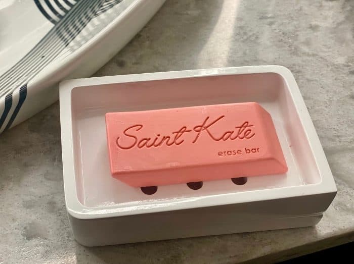 soap that looks like an eraser at Saint Kate The Arts Hotel