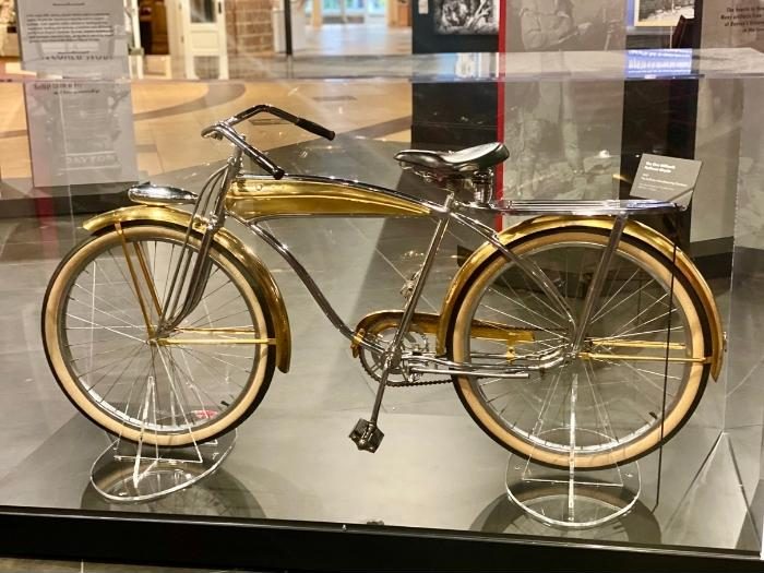 One Millionth Bicycle made by Huffman Manufacturing Company