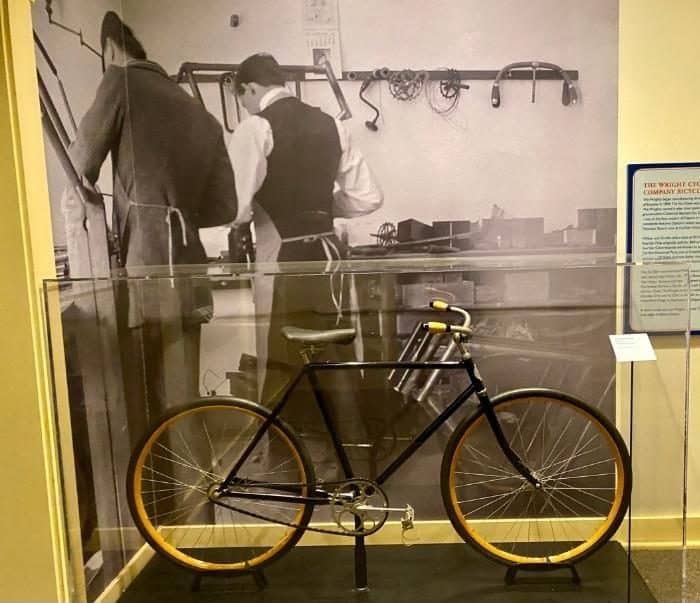 Van Cleve bicycle exhibit at Carillon Historical Park