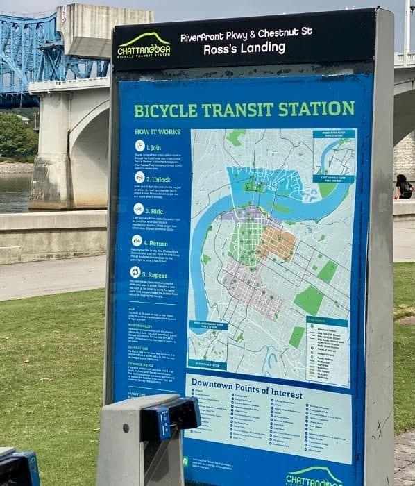 bicycle transit station for Bike Chattanooga
