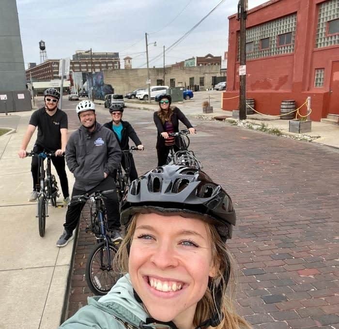 group biking in Dayton Ohio